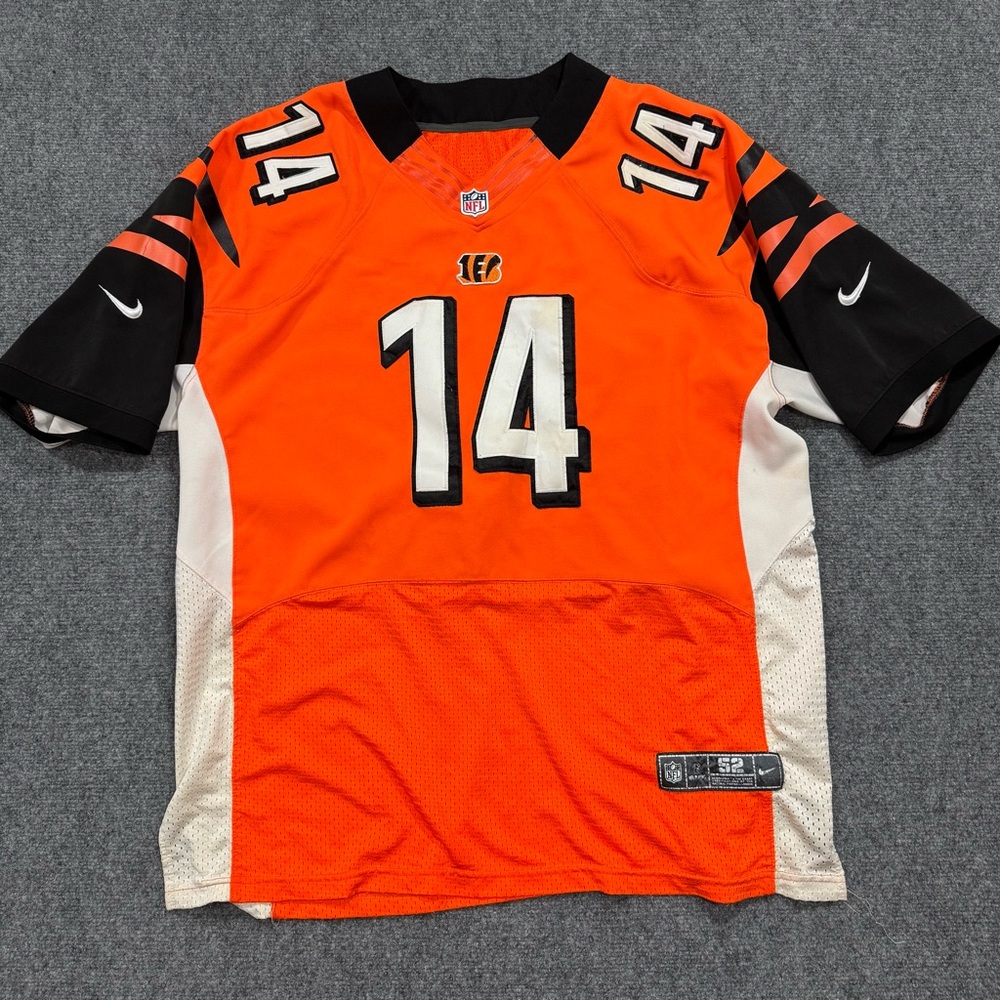 Nike On Field Elite Andy Dalton Cincinnati Bengals NFL Jersey 52 Men's XL